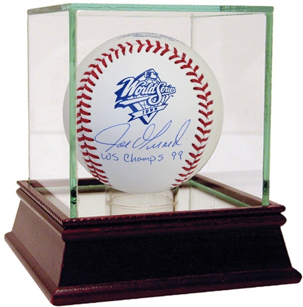 Joe Girardi Signed 1999 World Series Baseball w/ "WS Champs 99" Insc.