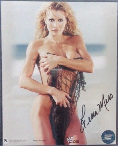 "SABLE" WWE Wrestler Rena Mero Signed Autographed 8x10 Sexy Fishnet Photo