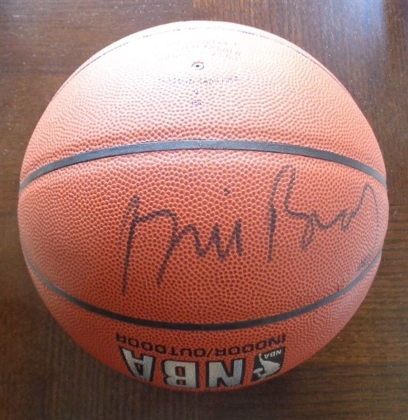 BILL BRADLEY Knicks Autographed Signed Spalding Basketball MAB/WYWHP Certified No Reserve