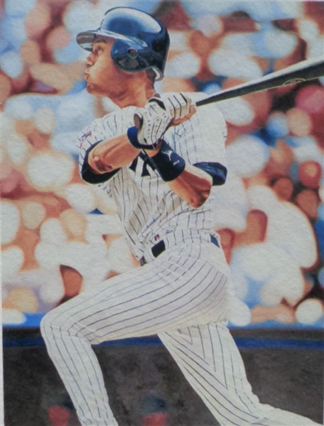 Derek Jeter NY Yankees 8 1/2 x 11 Giclee on Paper Fine Art No Reserve