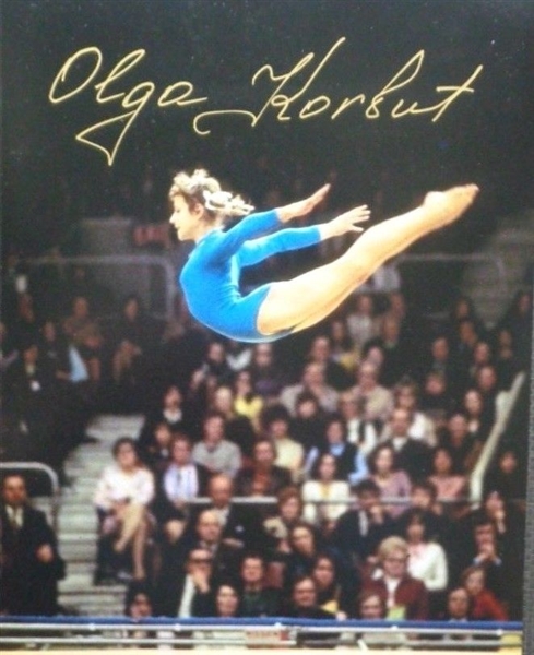Olga Korbut 4x Olympic Gold Medalist Signed Autographed 8x10 Photo No Reserve