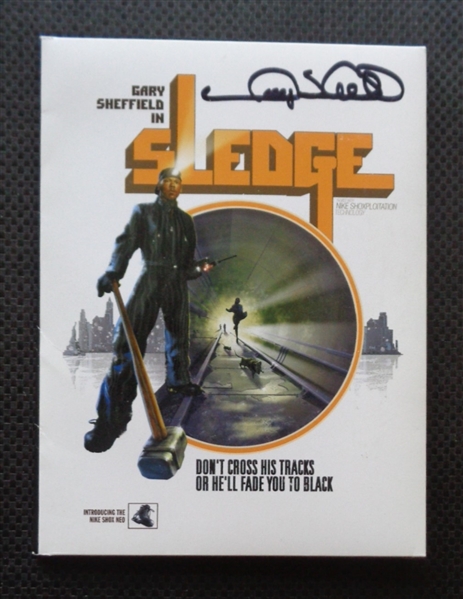 RARE! Yankees Gary Sheffield Signed DVD Movie "SLEDGE" Which he starred in PIFA COA