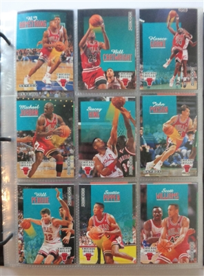 1992 Skybox Basketball Set of Cards a in Binder (327) Jordan + Big Name Draft Picks & USA Olympic Cards (350 total) NR