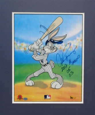 Alex Rodriguez Yankees SIGNED WB Bugs Bunny Animation Art Cel w/ Inscrip. 2007,05,03 AL MVP AROD Authen. NR!