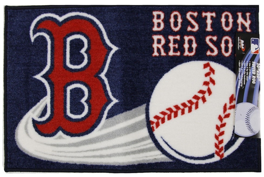 Brand New Boston Red Sox 20" x 30" Bath Rug Mat MLB Licensed No Reserve