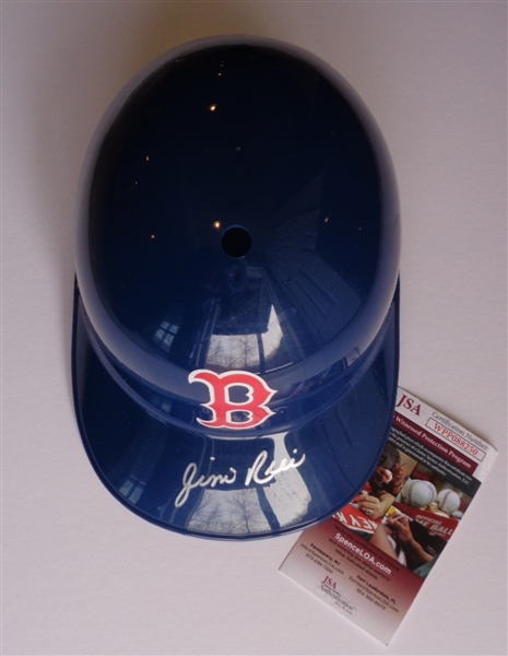 Jim Rice HOF Signed Boston Red Sox Mini Helmet JSA COA No Reserve