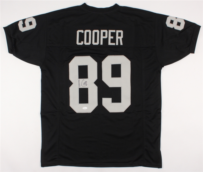 Amari Cooper Raiders Cowboys Hand Signed Jersey (Letters and #s are Sewn On) JSA COA No Reserve