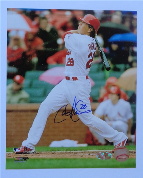 Colby Rasmus Signed 8x10 Photo Rasmus Authenticity Hologram Attached NO RESERVE