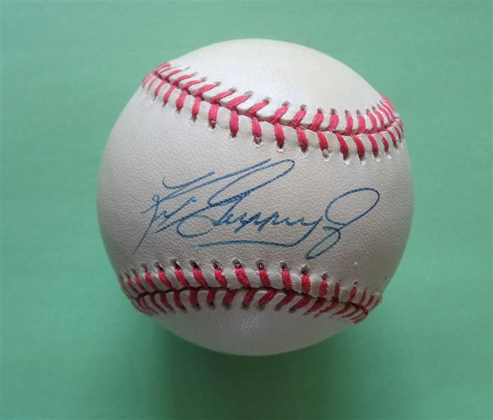 Ken Griffey Jr Signed American League Budig Era SUPER CLEAN Baseball PIFA COA No Reserve