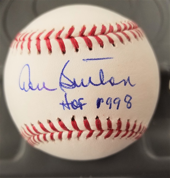 Don Sutton Los Angeles Dodgers Signed Baseball with HOF 98 Inscription MLB Certified
