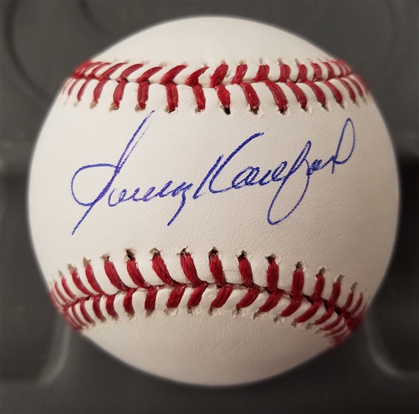 Sandy Koufax Autographed Official MLB Baseball MLB Authenticated