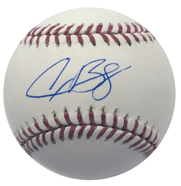 Alex Bregman Astros Signed OML Baseball MLB Certified