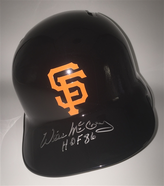 Willie McCovey Autographed Full-Size Giants Batting Helmet MLB Certified