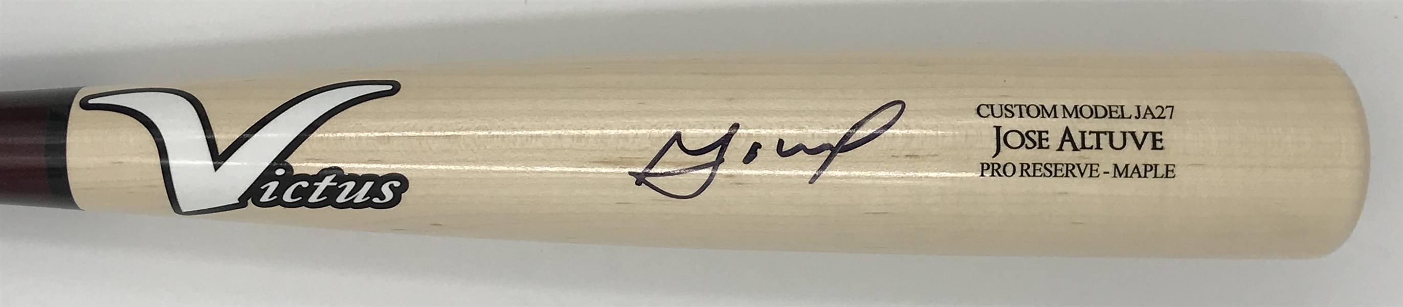 Jose Altuve Astros Autographed Game Model Victus Bat MLB Certified