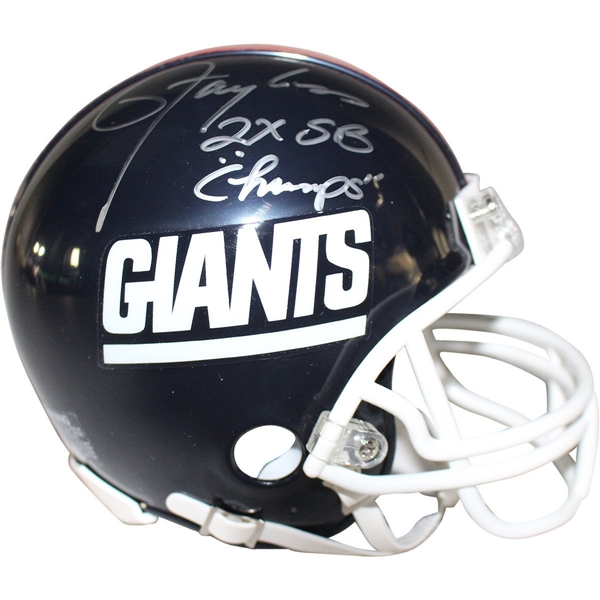 Lawrence Taylor Signed New York Giants Replica Mini Helmet w/ "2x SB Champs" Insc