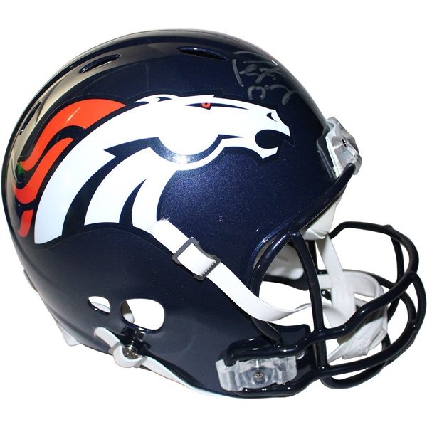 Peyton Manning Signed Denver Broncos Authentic Revolution Helmet (Fanatics Auth)