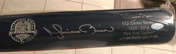 Mariano Rivera Yankees Signed Limited Edition Louisville Slugger Commemorative Bat /652 Steiner