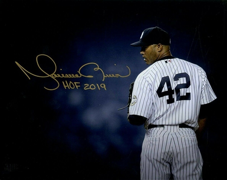 Mariano Rivera NY Yankees HOFer Signed 8x10 Photo NOTE: FACSIMILE AUTO No Reserve