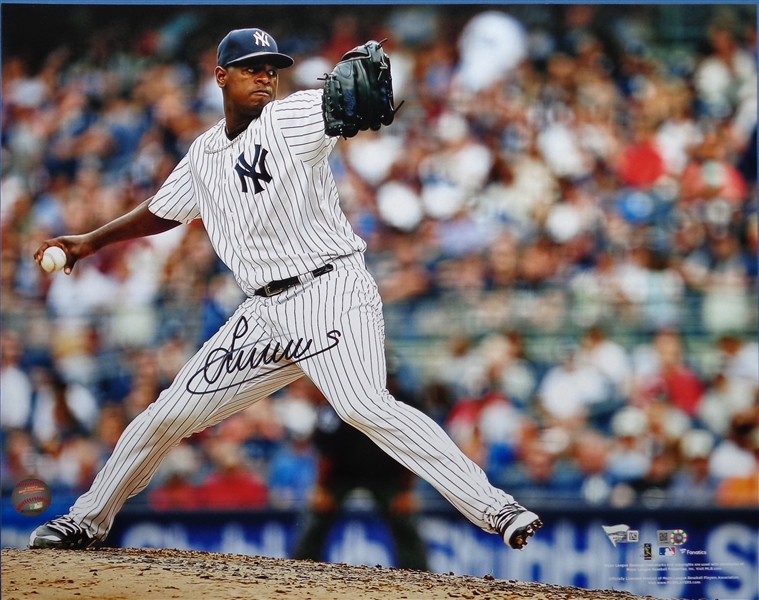 LUIS SEVERINO YANKEES ACE SIGNED 16X20 PHOTO MLB & FANATICS CERTIFIED 4/8! No Reserve