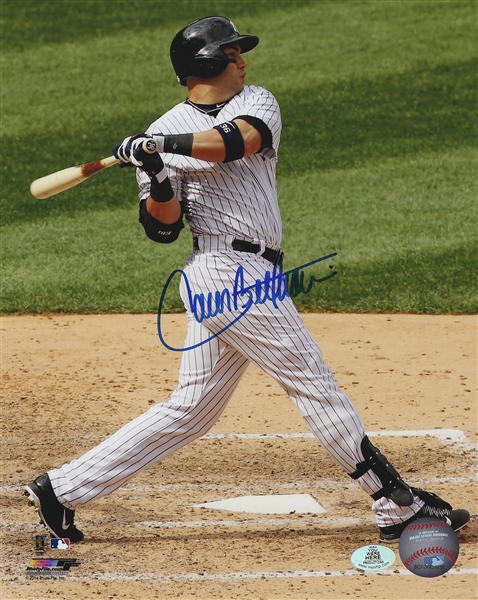 Autographed Carlos Beltran New York Yankees Action Signed 8x10 Photograph