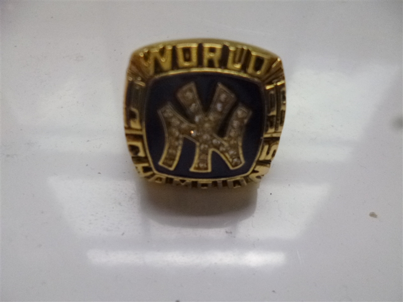 1996 New York Yankees Baseball World Series Replica Championship Ring Derek Jeter