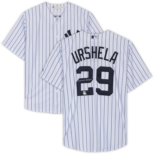 Gio Urshela New York Yankees Autographed White Replica Home Jersey