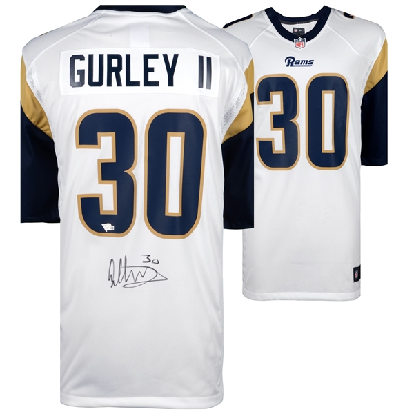 Todd Gurley II Los Angeles Rams Autographed White Nike Game Jersey