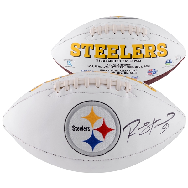 Ryan Shazier Pittsburgh Steelers Autographed White Panel Football