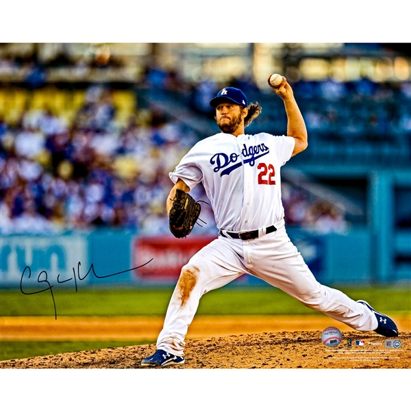 Clayton Kershaw Los Angeles Dodgers Autographed 16" x 20" Ball Above Head Photograph