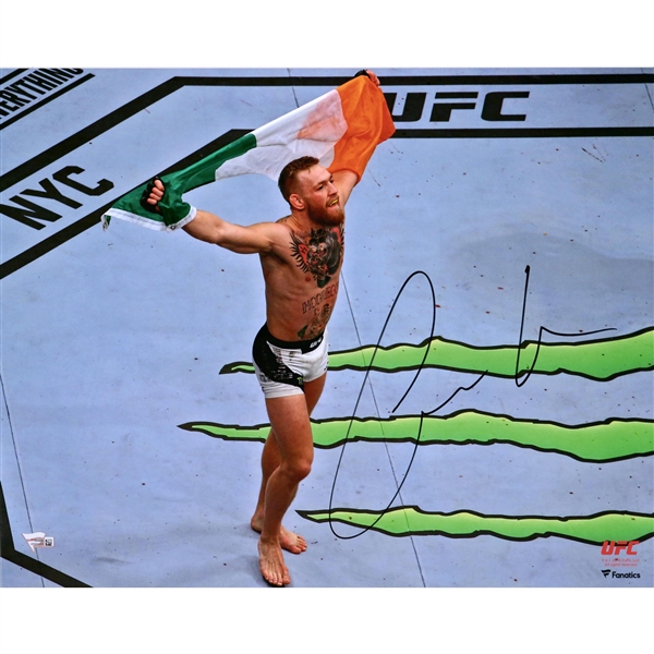 Conor McGregor Ultimate Fighting Championship Autographed 16" x 20" UFC 205 Apology Photograph