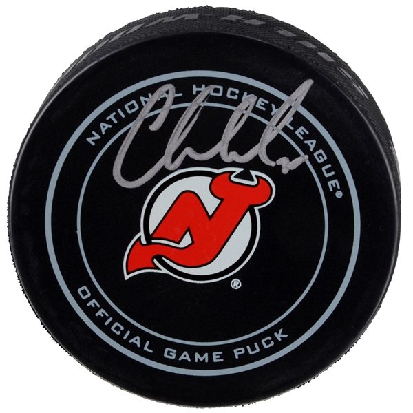 Cory Schneider New Jersey Devils Autographed Official Game Puck