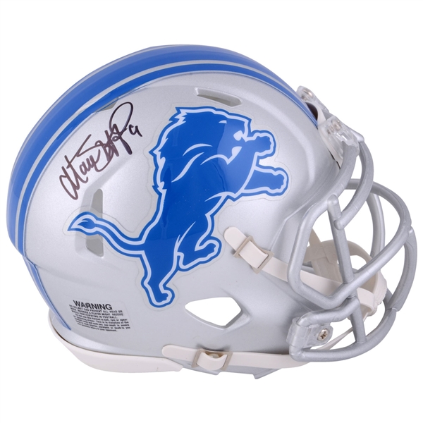 Matthew Stafford Detroit Lions Autographed Riddell Speed Mini Helmet