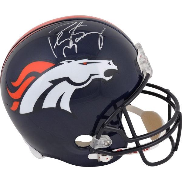 Peyton Manning Denver Broncos Autographed Full-Size Replica Helmet