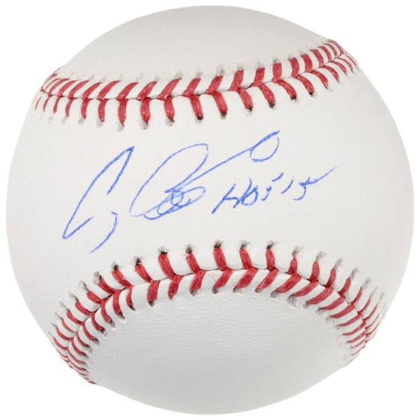 Craig Biggio Houston Astros Autographed Baseball with "HOF 2015" Inscription