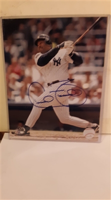 New York Yankees Cecil Fielder Signed 8x10 Photo