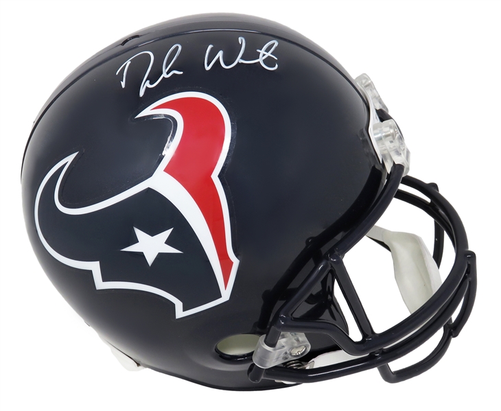 Deshaun Watson Signed Houston Texans Riddell Full Size Replica Helmet (Beckett)