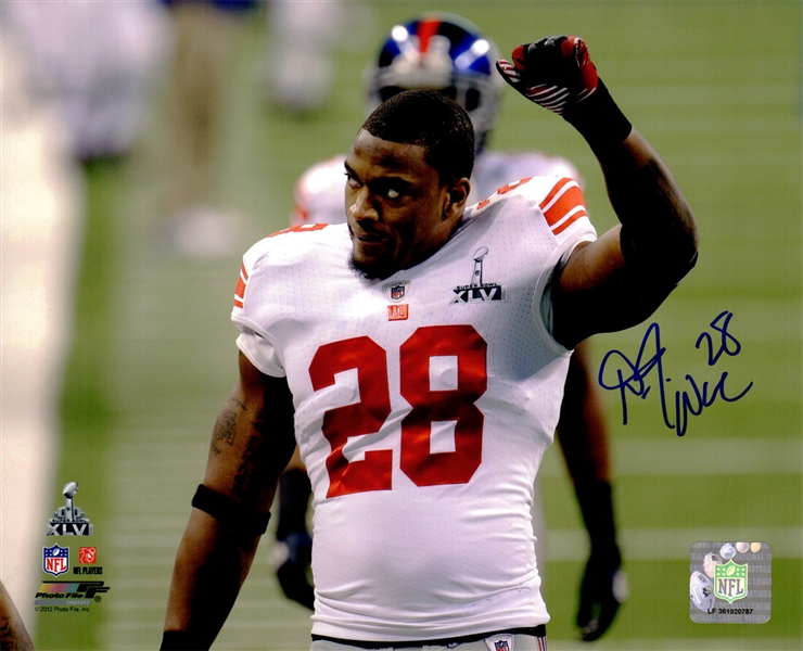 D.J. (DJ) Ware Signed New York Giants SB XLVI 8x10 Photo