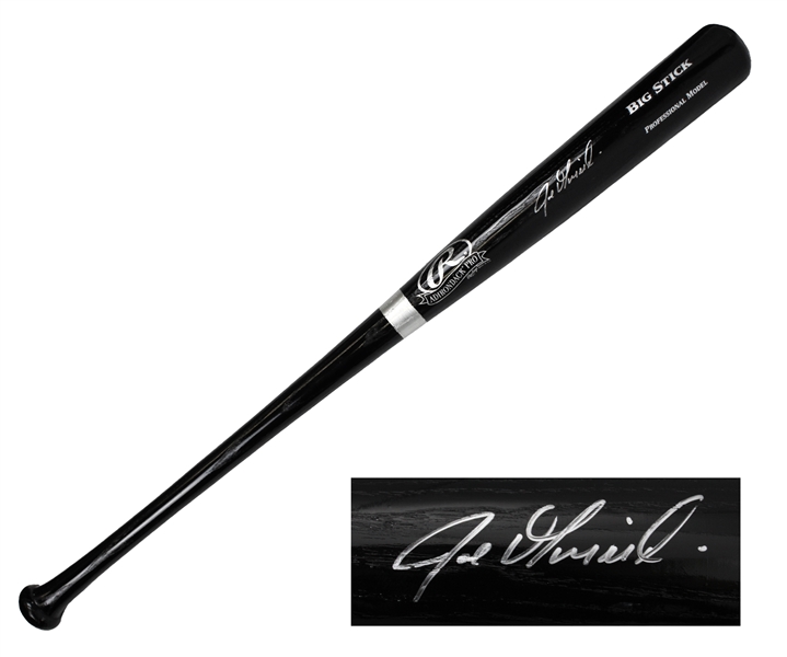 Joe Girardi Signed Rawlings Black Big Stick Baseball Bat