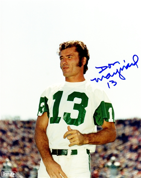 Don Maynard Signed New York Jets 8x10 Photo