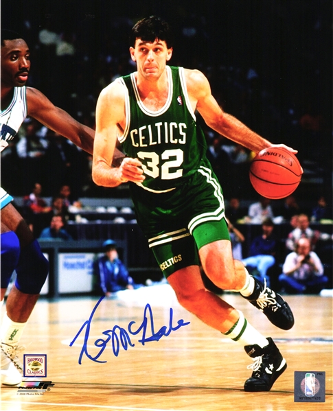 Kevin McHale Signed Boston Celtics Dribbling Action 8x10 Photo