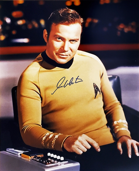 William Shatner Signed Star Trek Captain Kirk 16x20 Photo