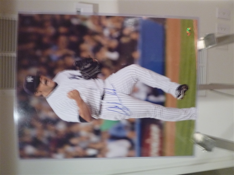 New York Yankees Joba Chamberlian Signed 16x20 Photo 