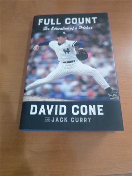 New York Yankees David Cone & Jack Curry Signed Book Full Count 