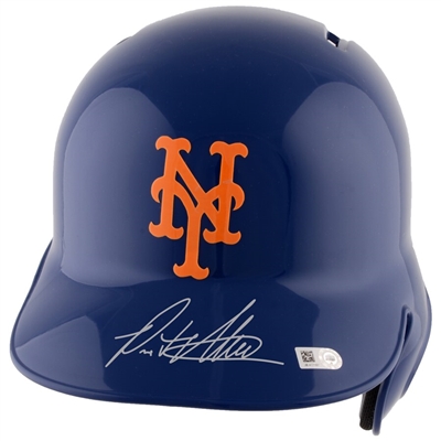 Pete Alonso New York Mets Autographed Replica Batting Helmet