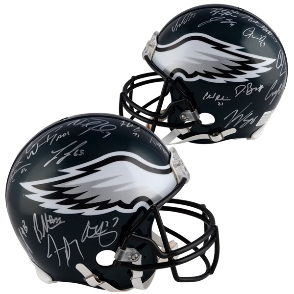 Philadelphia Eagles Super Bowl LII Champions Autographed Riddell Pro-Line Helmet with Multiple Signatures