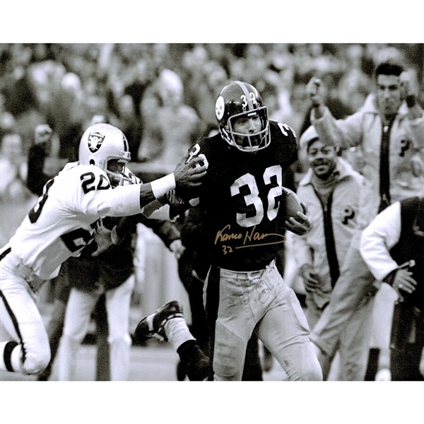 Franco Harris Pittsburgh Steelers Autographed 16" x 20" Hand Shoulder Imm Rec Photograph