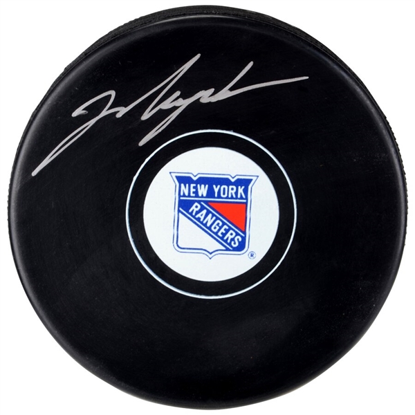 Mark Messier New York Rangers Autographed Hockey Puck