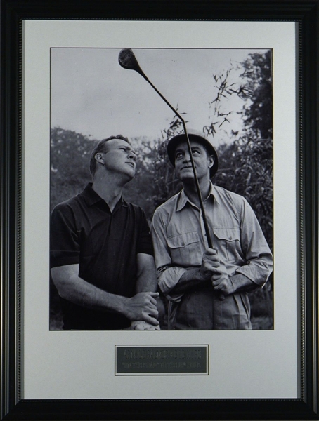 Bob Hope & Arnold Palmer 16x20 Photo Framed