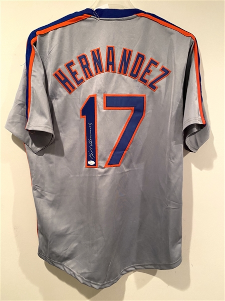 New York Mets First Baseman Keith Hernandez Signed Grey Jersey