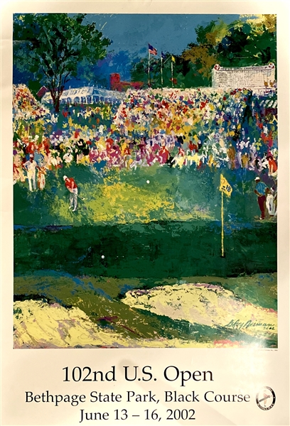 Golf 102nd U.S. Open Bethpage State Park Black Course June 2002 Lithograph